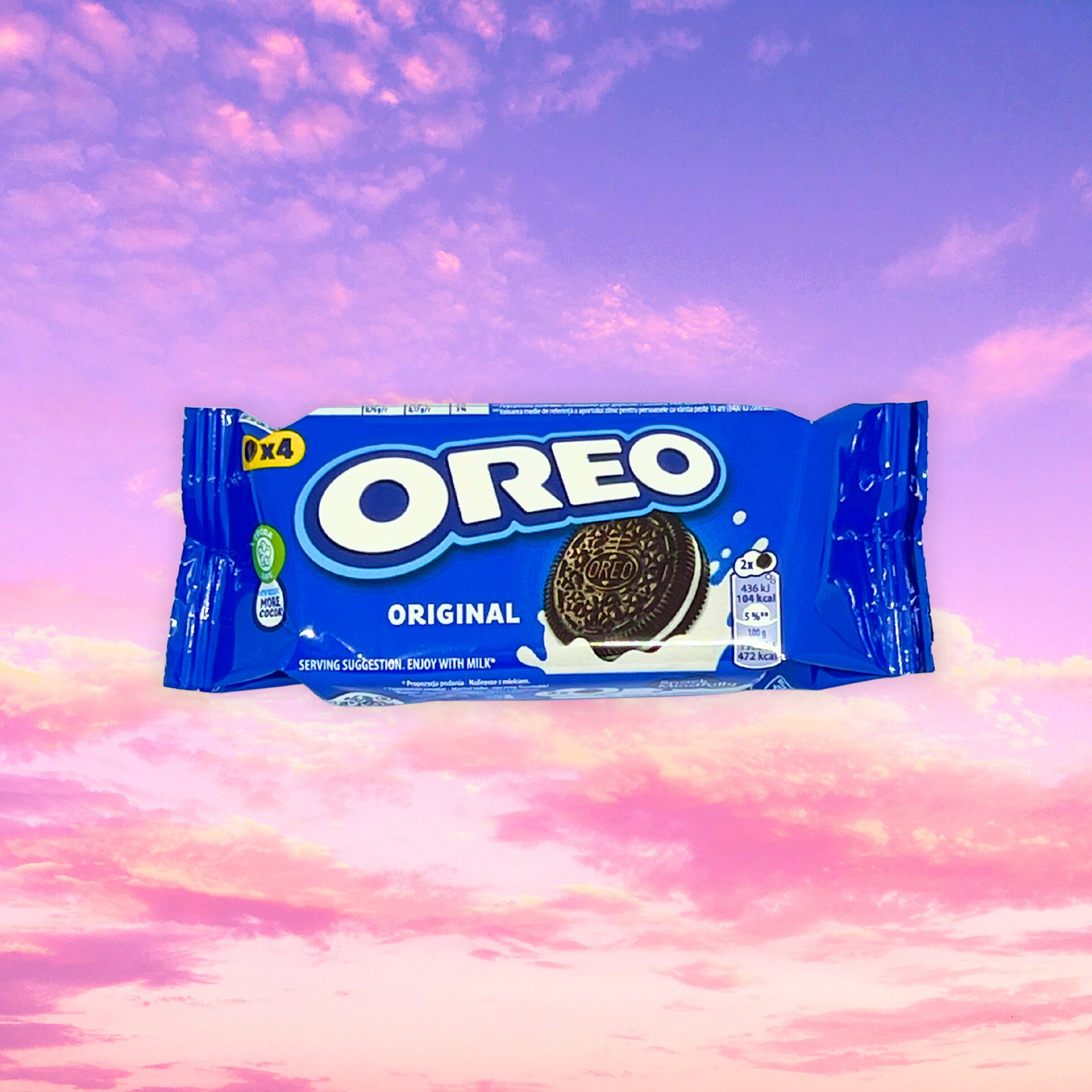 Oreo - Sušenky s vanilkovou náplní 44g
